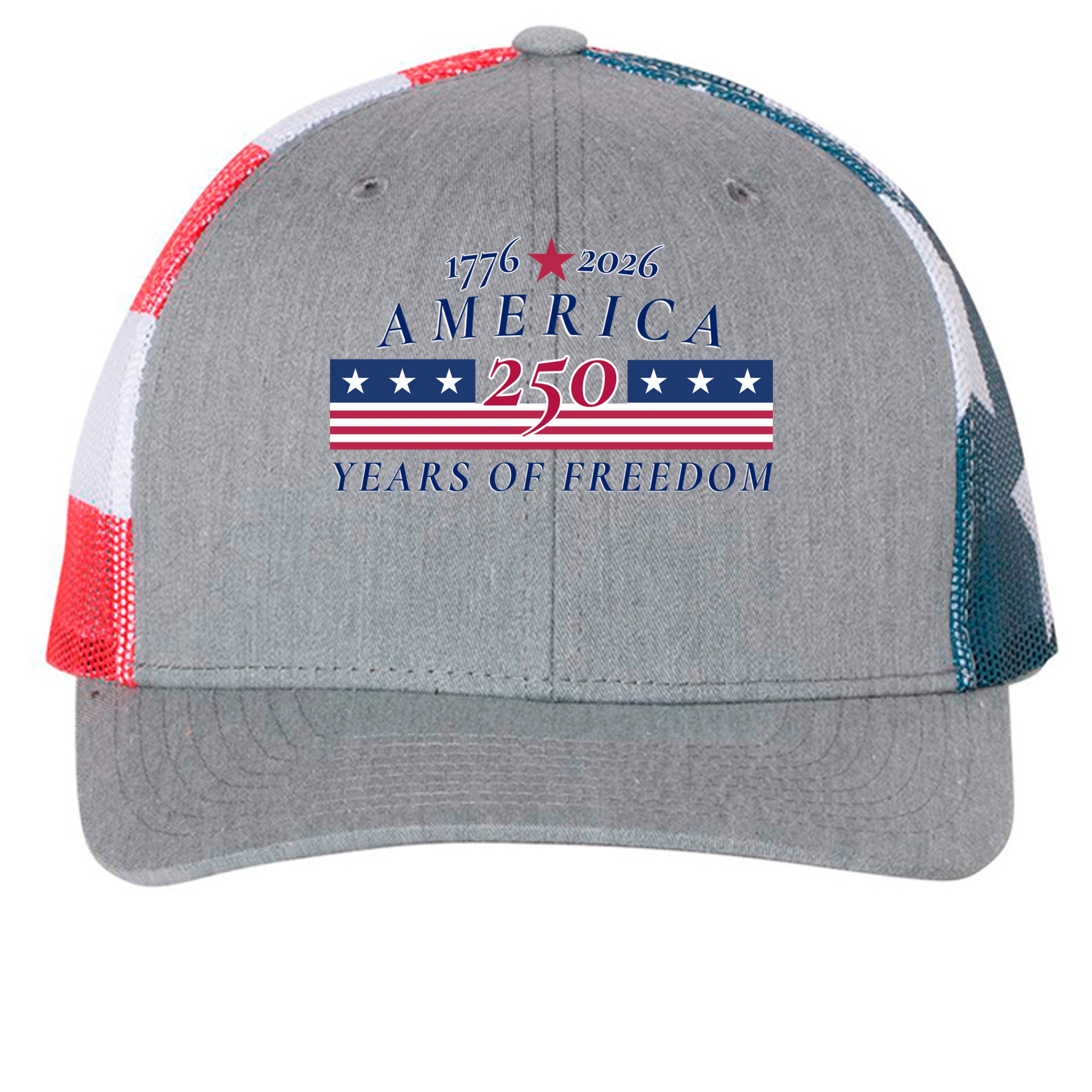Heather Grey/ Flag - 112PM - FRONT