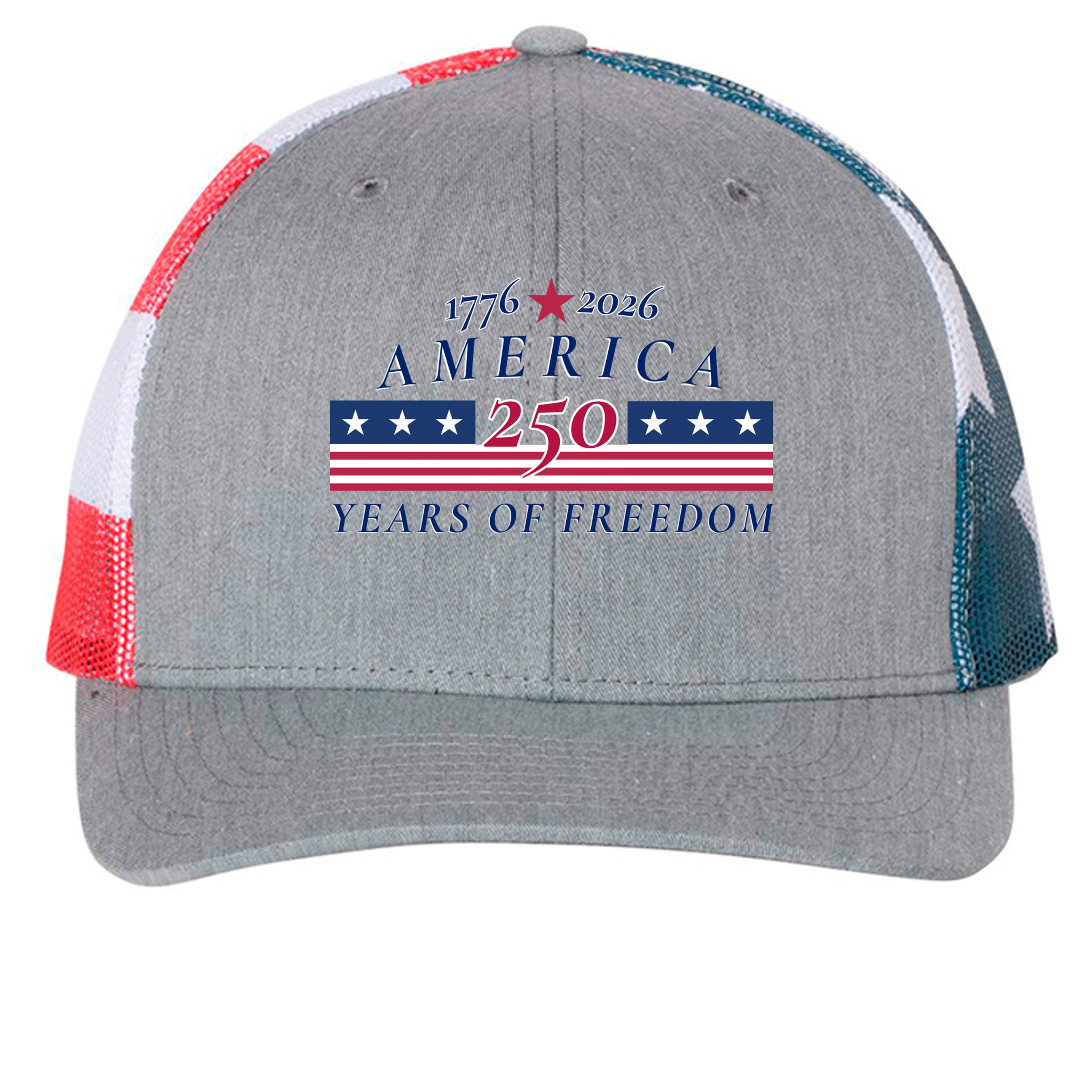 Heather Grey/ Flag - 112PM - FRONT
